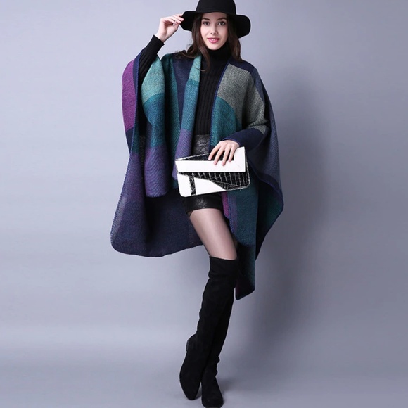 Pashmina Scotland®️  Cashmere Ponchos - Picture 3 of 3